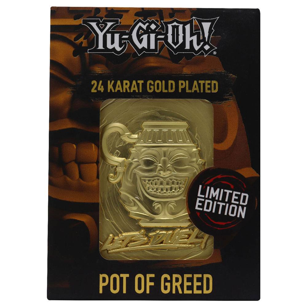 Yu-Gi-Oh! Replik Karte Pot of Greed (vergoldet) Image 4