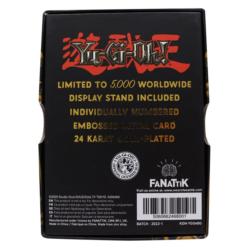 Yu-Gi-Oh! Metallbarren Jinzo Limited Edition (vergoldet) Image 3