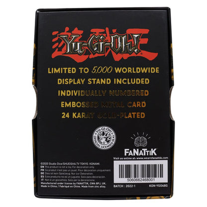 Yu-Gi-Oh! Metallbarren Jinzo Limited Edition (vergoldet) Image 3