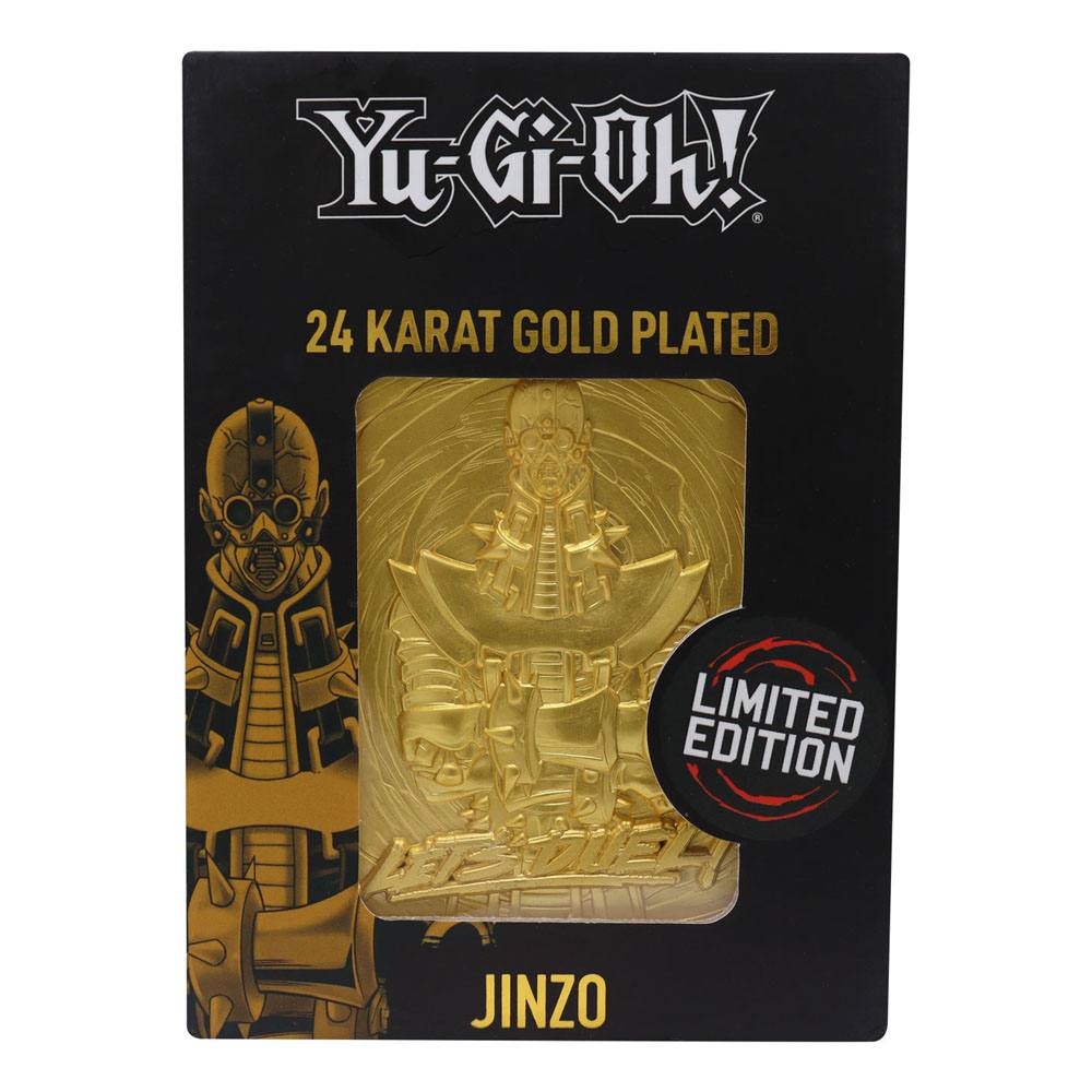 Yu-Gi-Oh! Metallbarren Jinzo Limited Edition (vergoldet) Image 4