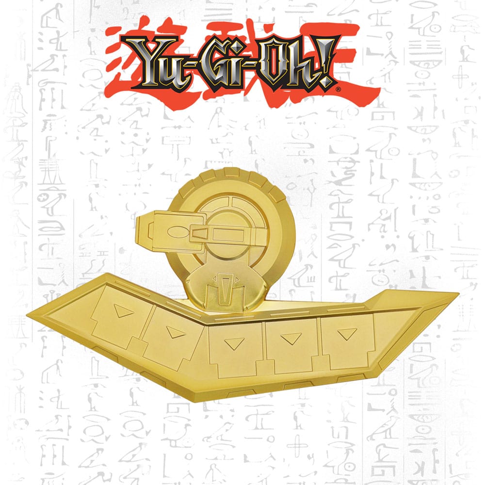 Yu-Yu-Gi-Oh! 24K Gold Plated Duel Disk Mini Replica 18 cm Image 2