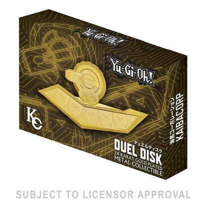 Yu-Yu-Gi-Oh! 24K Gold Plated Duel Disk Mini Replica 18 cm Image 4