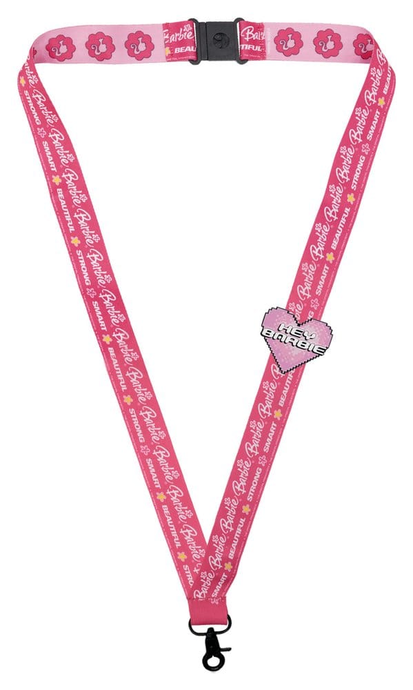 Barbie Schlüsselband & Ansteck-Pin Set Image 2
