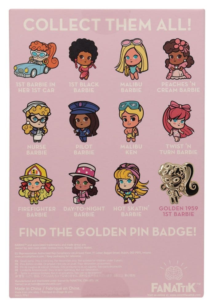 Barbie Mystery Ansteck-Pins Blind Box Display (12) Image 15