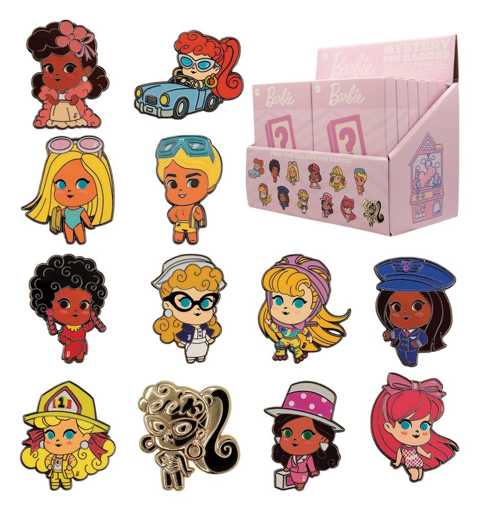 Barbie Mystery Ansteck-Pins Blind Box Display (12) Image 19