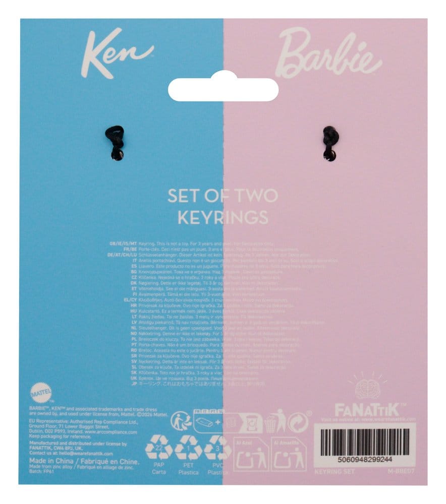 Barbie Schlüsselanhänger-Set Barbie & Ken Twin Box Image 8