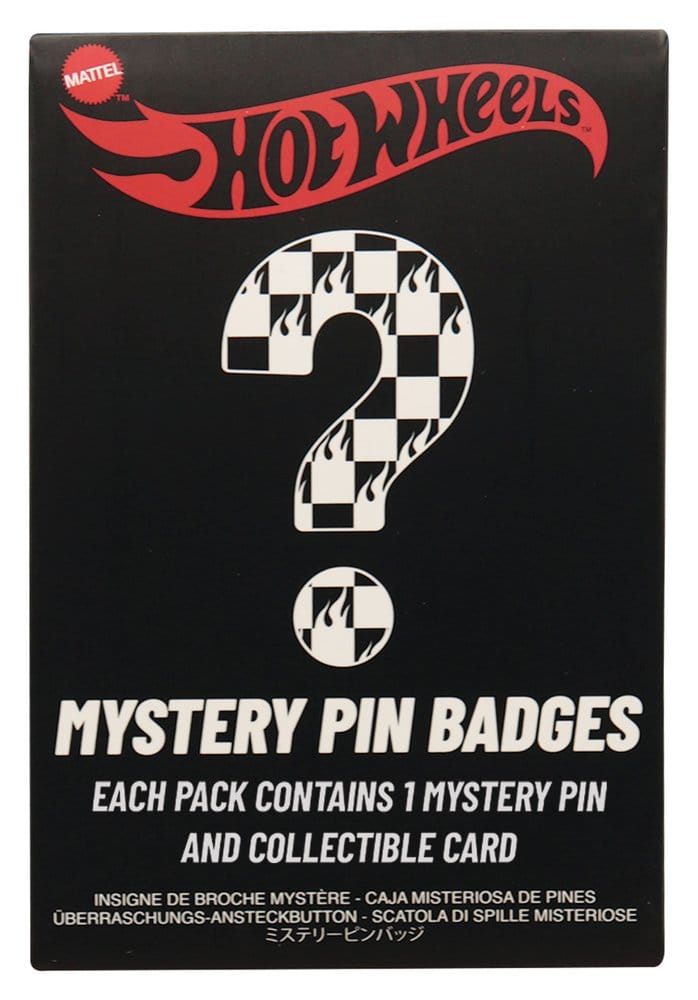 Hot Wheels Mystery Ansteck-Pins Blind Box Display (12) Image 16