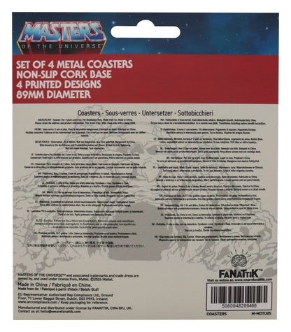 Masters of the Universe Untersetzer 4er-Pack Printed Metal Image 5