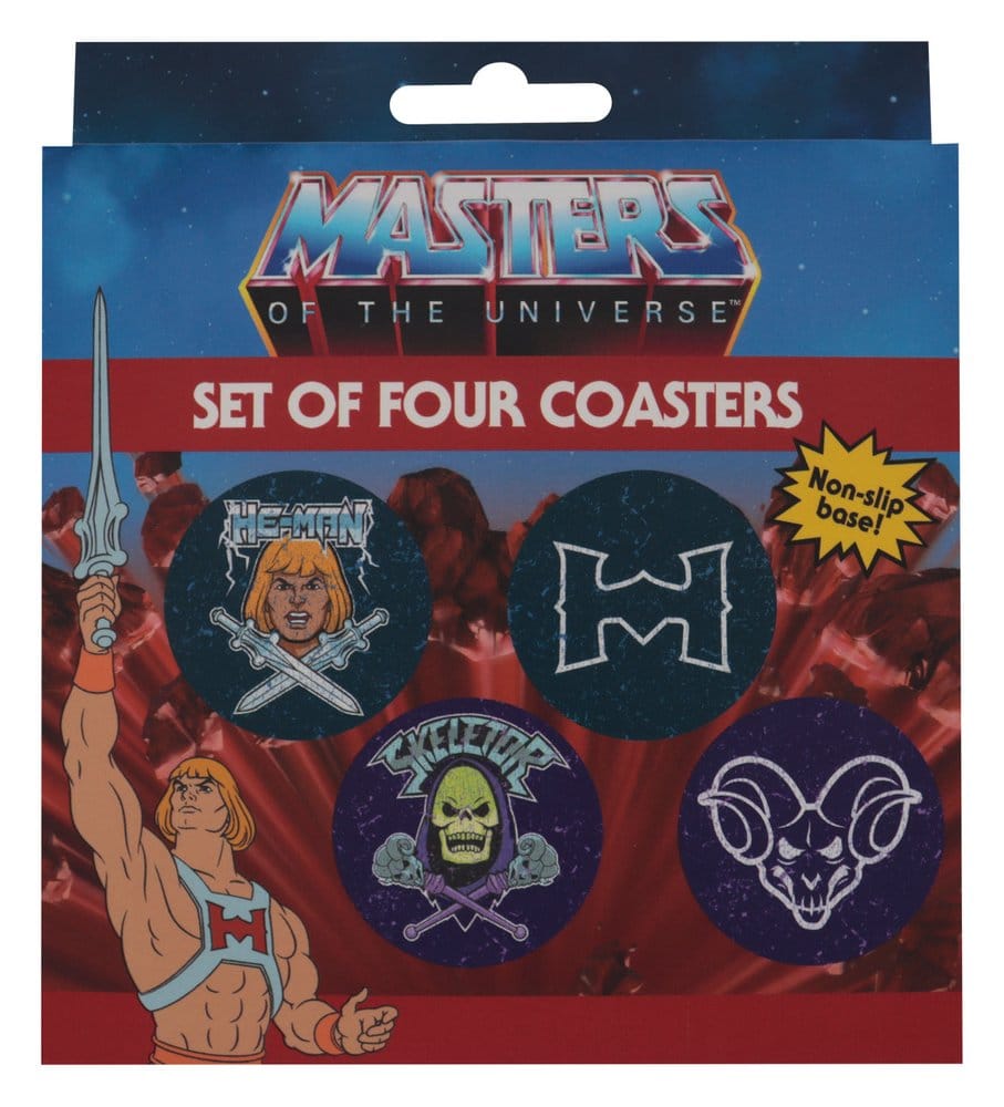 Masters of the Universe Untersetzer 4er-Pack Printed Metal Image 6