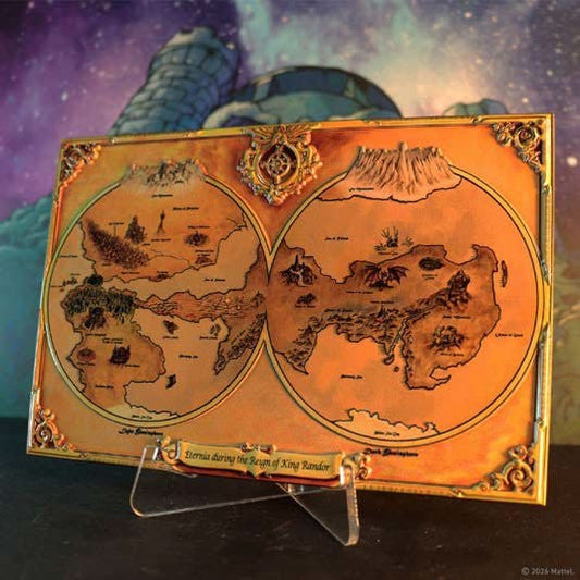 Masters of the Universe Replik Metal Map of Eternia Limited Edition 10 x 15 cm Image 2