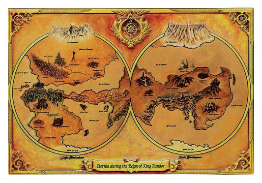 Masters of the Universe Replik Metal Map of Eternia Limited Edition 10 x 15 cm Image 1