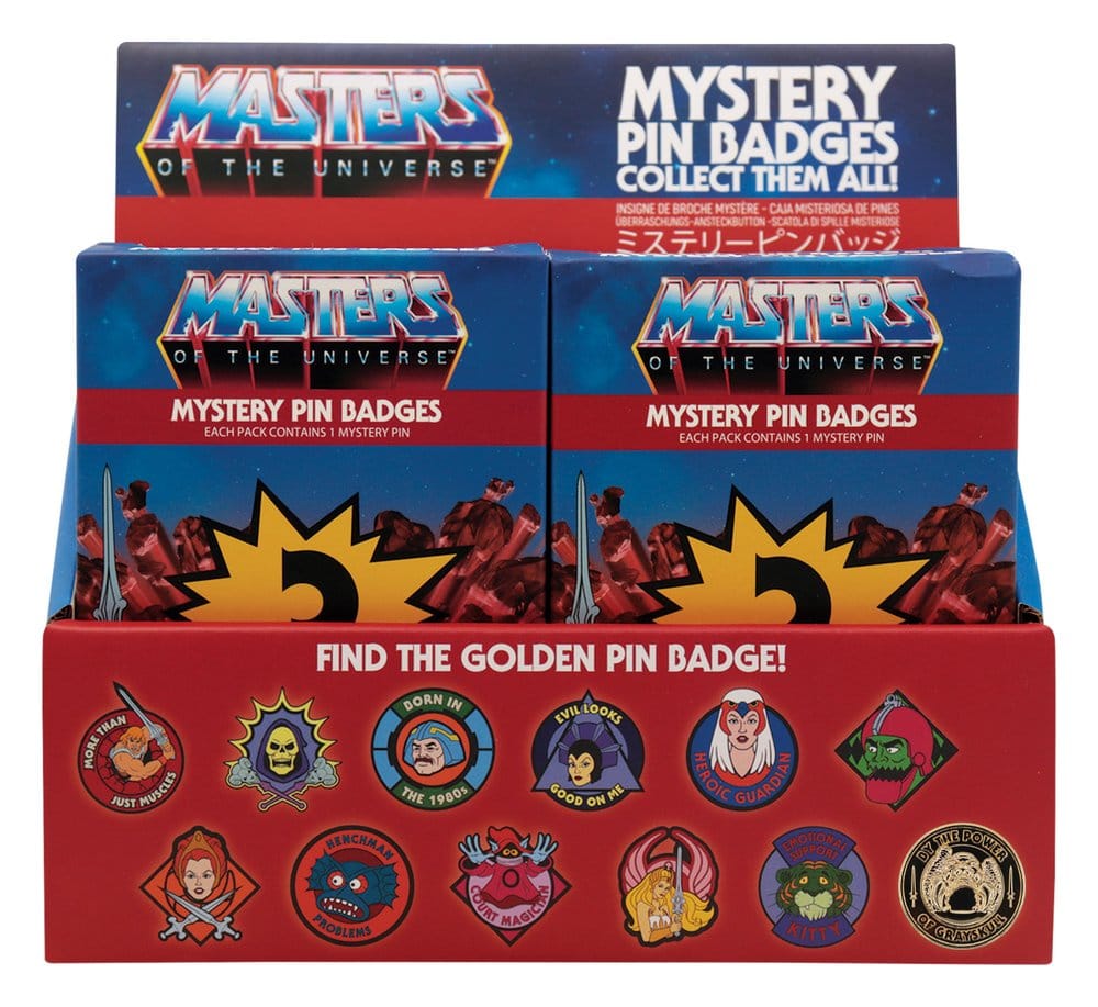 Masters of the Universe Mystery Ansteck-Pins Blind Box Display (12) Image 3