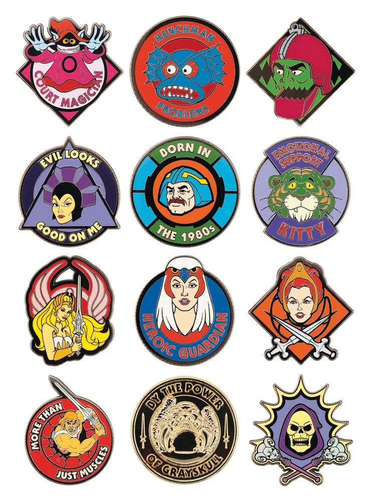 Masters of the Universe Mystery Ansteck-Pins Blind Box Display (12) Image 15