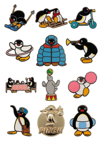 Pingu Mystery Ansteck-Pins Blind Box Display (12) Image 7