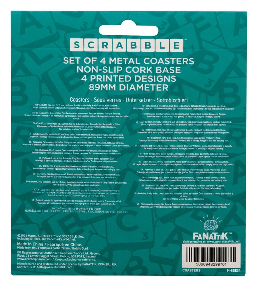 Scrabble Untersetzer 4er-Pack Image 5