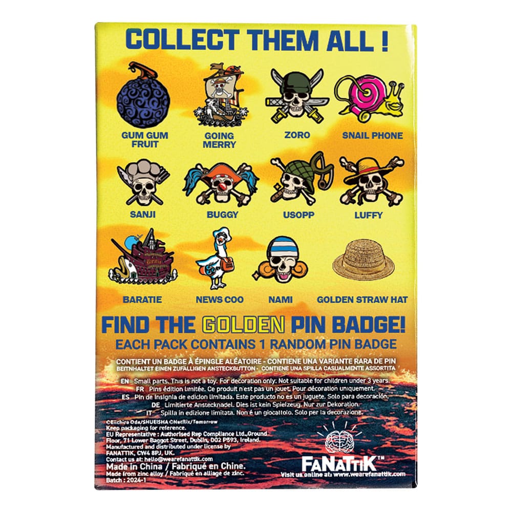 One Piece Ansteck-Pins Display Mystery Pin Badge (12) Image 5