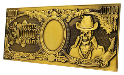 One Piece Replik 10.000 World Berry Metall-Banknote 6 x 15 cm Image 2