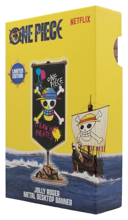 One Piece Replik Strohhutpiraten Metallbanner 11 x 6 cm Image 5