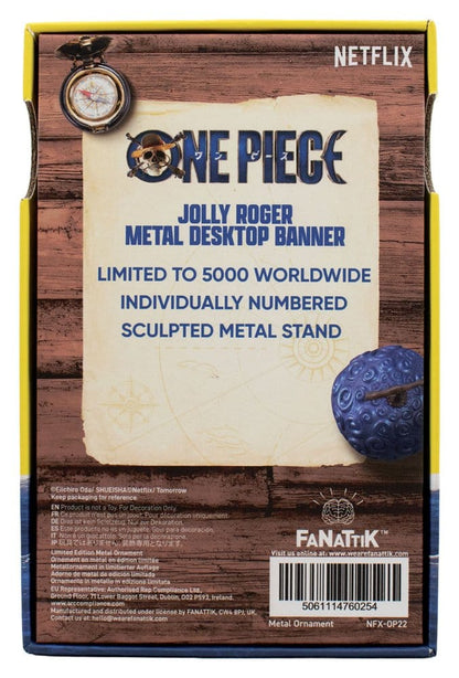 One Piece Replik Strohhutpiraten Metallbanner 11 x 6 cm Image 6