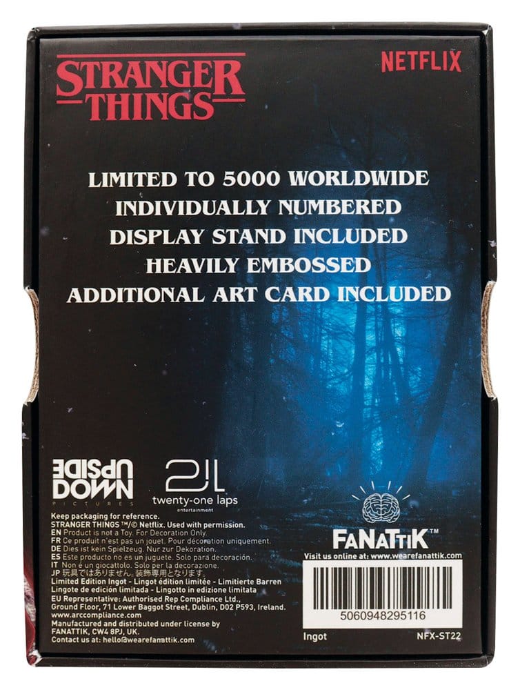 Stranger Things 5 Metallbarren Vecna Lives Limited Edition Image 4