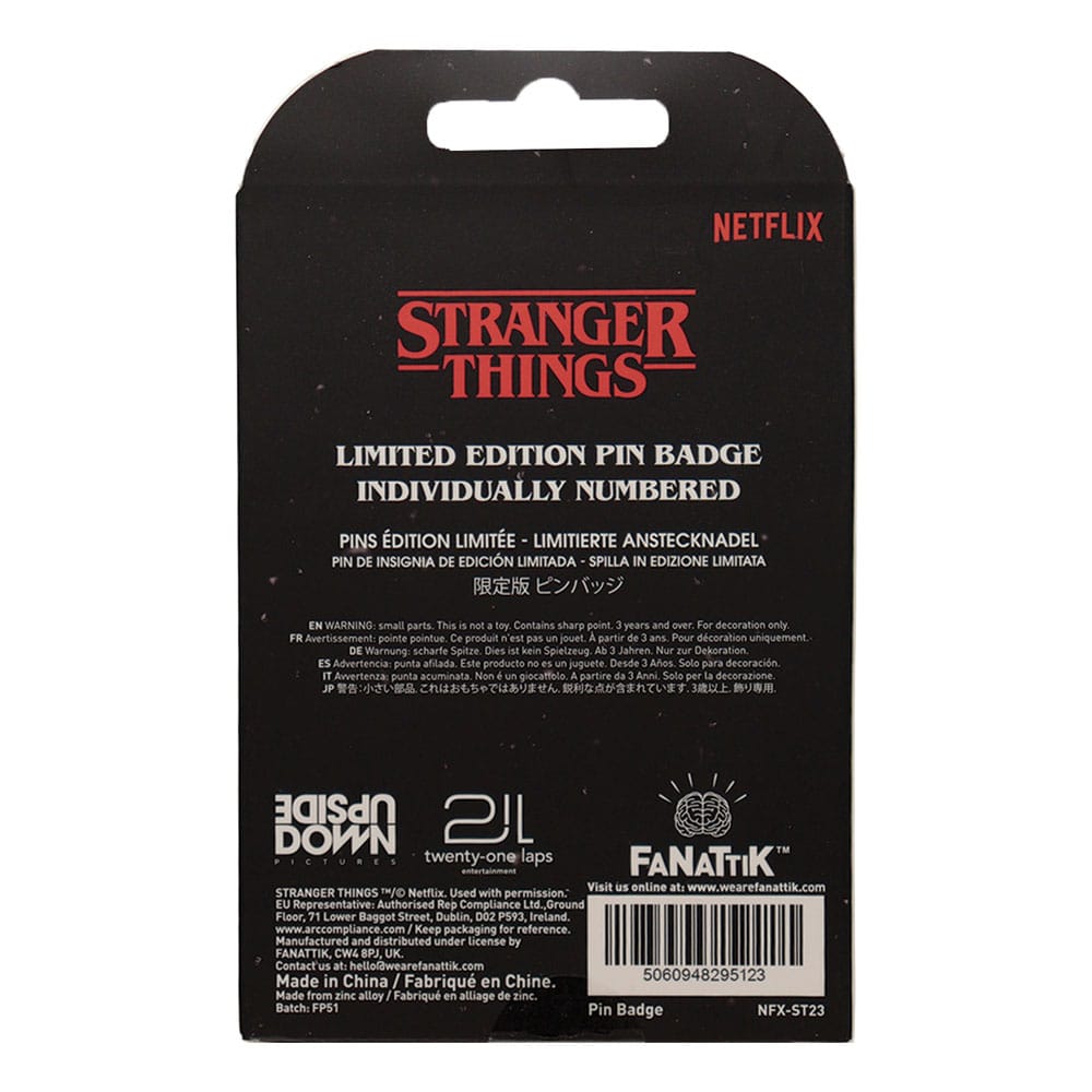 Stranger Things Ansteck-Pin Castle Byers Limited Edition Image 2