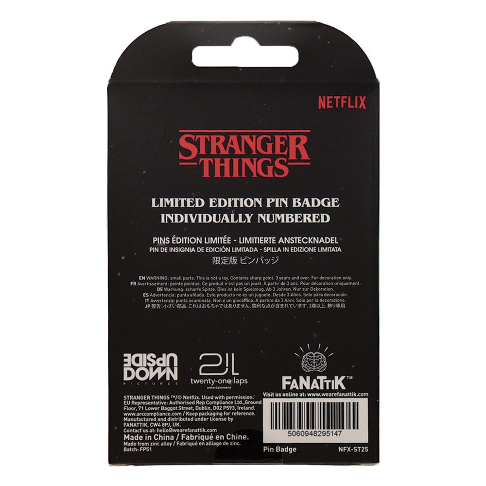 Stranger Things Ansteck-Pin Hellfire Lives Limited Edition Image 2
