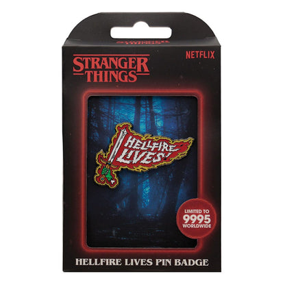 Stranger Things Ansteck-Pin Hellfire Lives Limited Edition Image 3