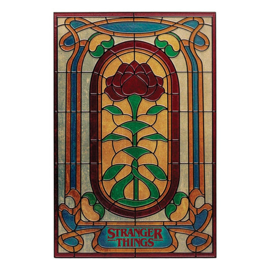 Stranger Things Resinschild Creel House Stained Glass Window Image 1