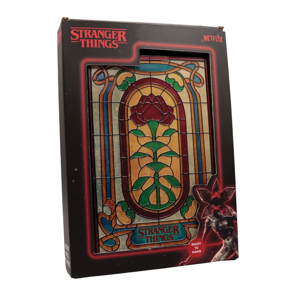 Stranger Things Resinschild Creel House Stained Glass Window Image 5