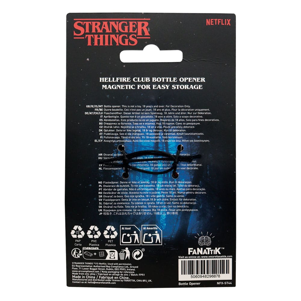 Stranger Things Flaschenöffner Hellfire Club Image 3