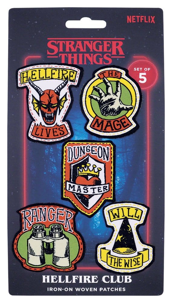 Stranger Things Stoffaufnäher 5er-Pack Image 1