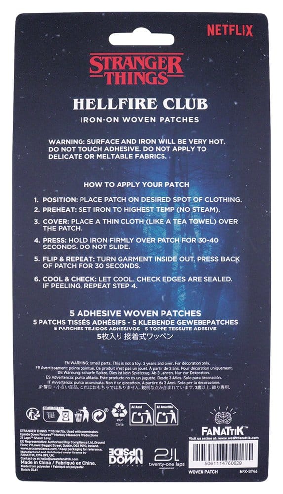 Stranger Things Stoffaufnäher 5er-Pack Image 5