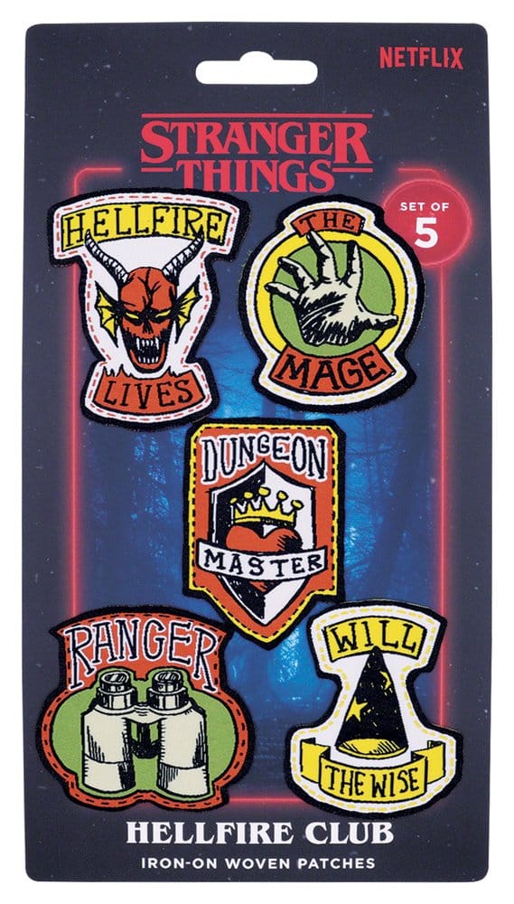 Stranger Things Stoffaufnäher 5er-Pack Image 6