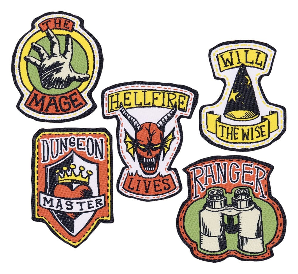 Stranger Things Stoffaufnäher 5er-Pack Image 10