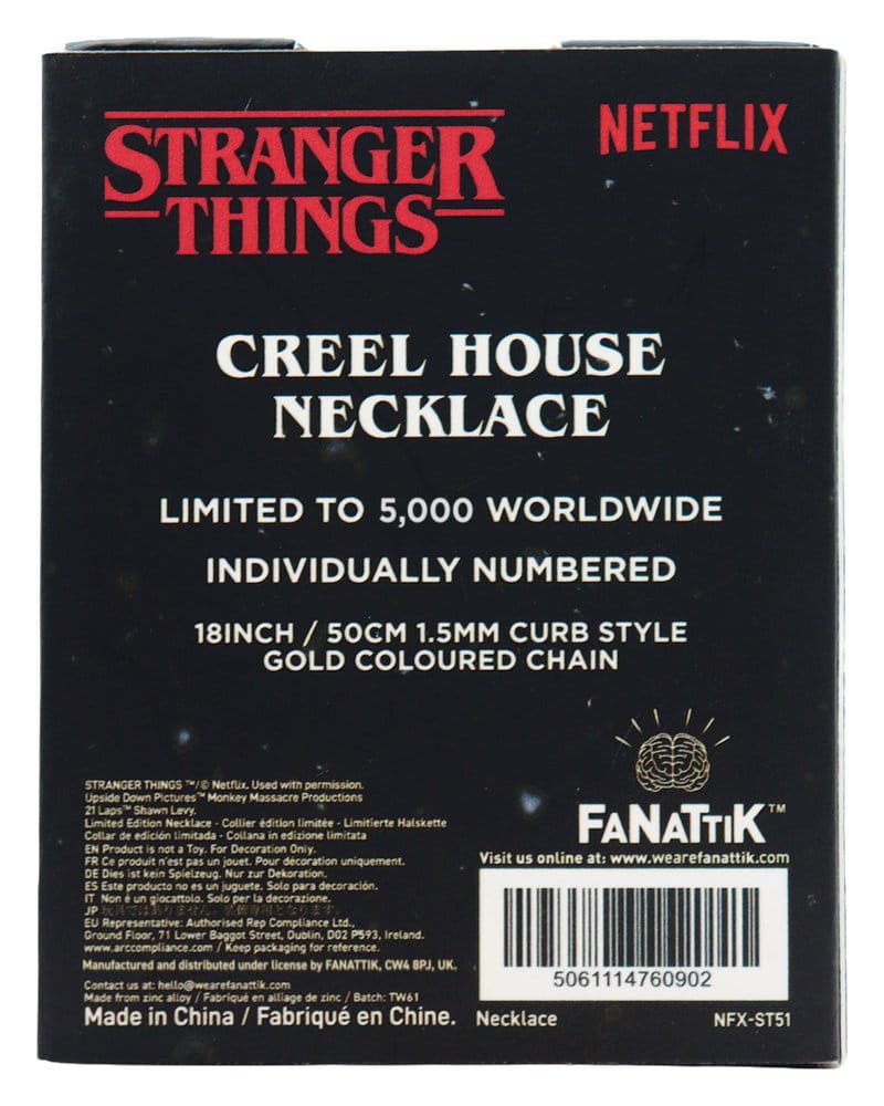 Stranger Things Halskette Creel House Window Limited Edition 3 x 2 cm Image 7