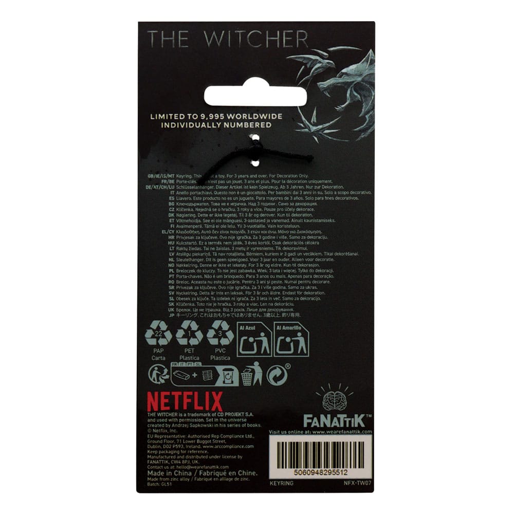 The Witcher Schlüsselanhänger Witcher & Roach Limited Edition Image 3