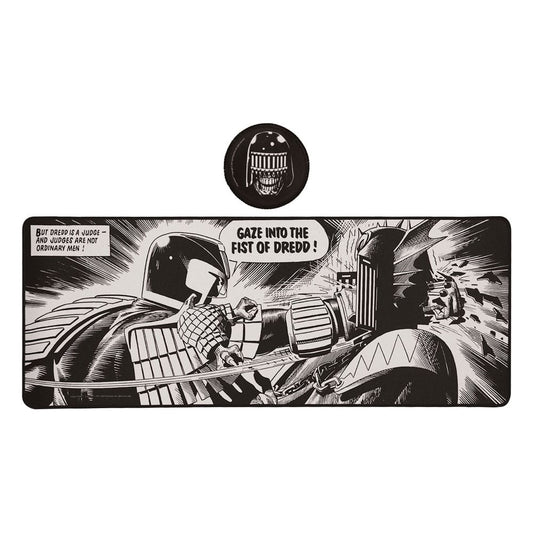 2000 AD Schreibtischunterlage & Untersetzer Judge Dredd Image 1