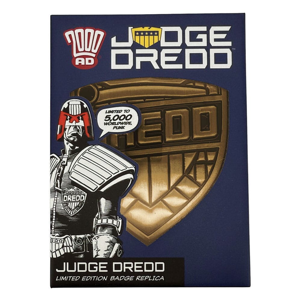 2000 AD Replik Judge Dredd Badge Limited Edition Image 6