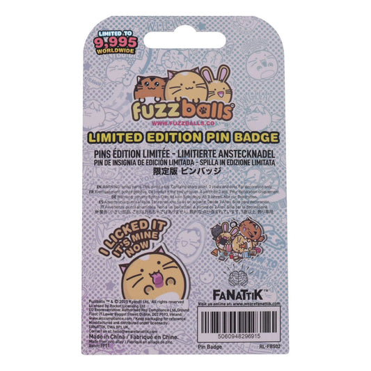 Fuzzballs Ansteck-Pin Whisky Will Work 4 Treats Limited Edition Image 2