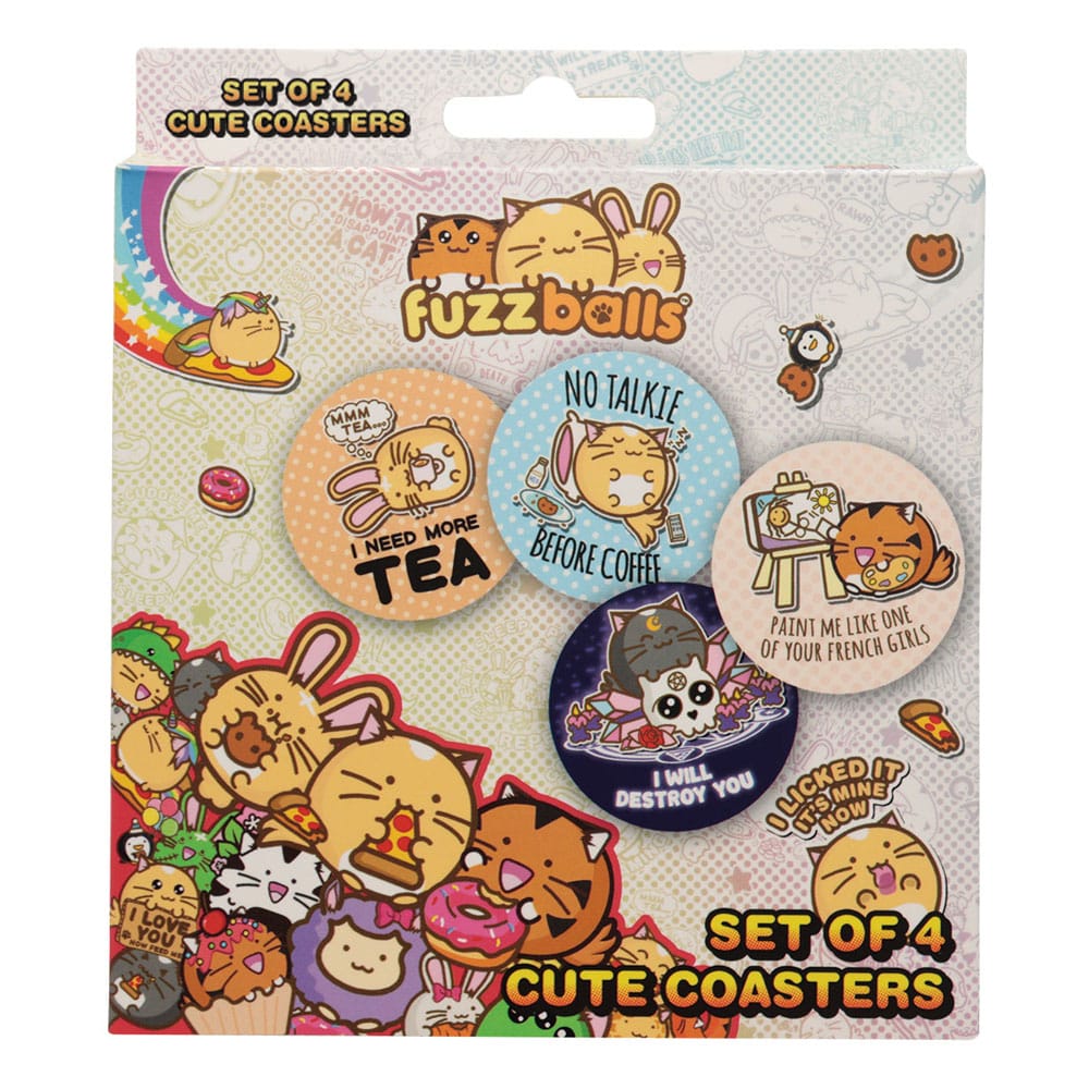 Fuzzballs Untersetzer 4er-Pack Image 4