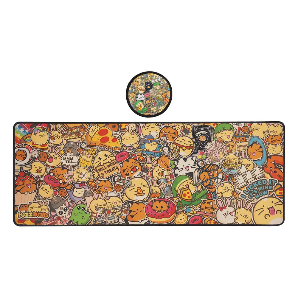 Fuzzballs Schreibtischunterlage & Untersetzer Image 1