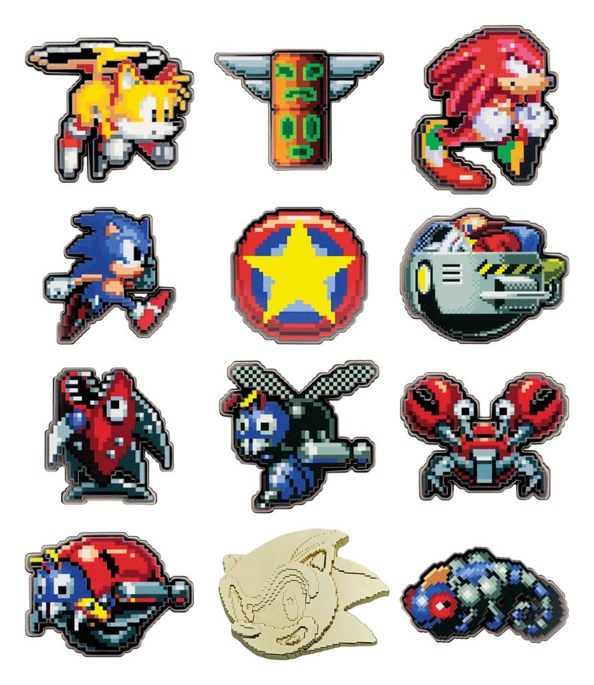 Sonic The Hedgehog Mystery Ansteck-Pins Blind Box Display (12) Image 1