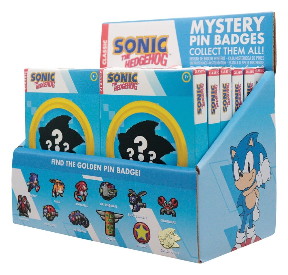 Sonic The Hedgehog Mystery Ansteck-Pins Blind Box Display (12) Image 3