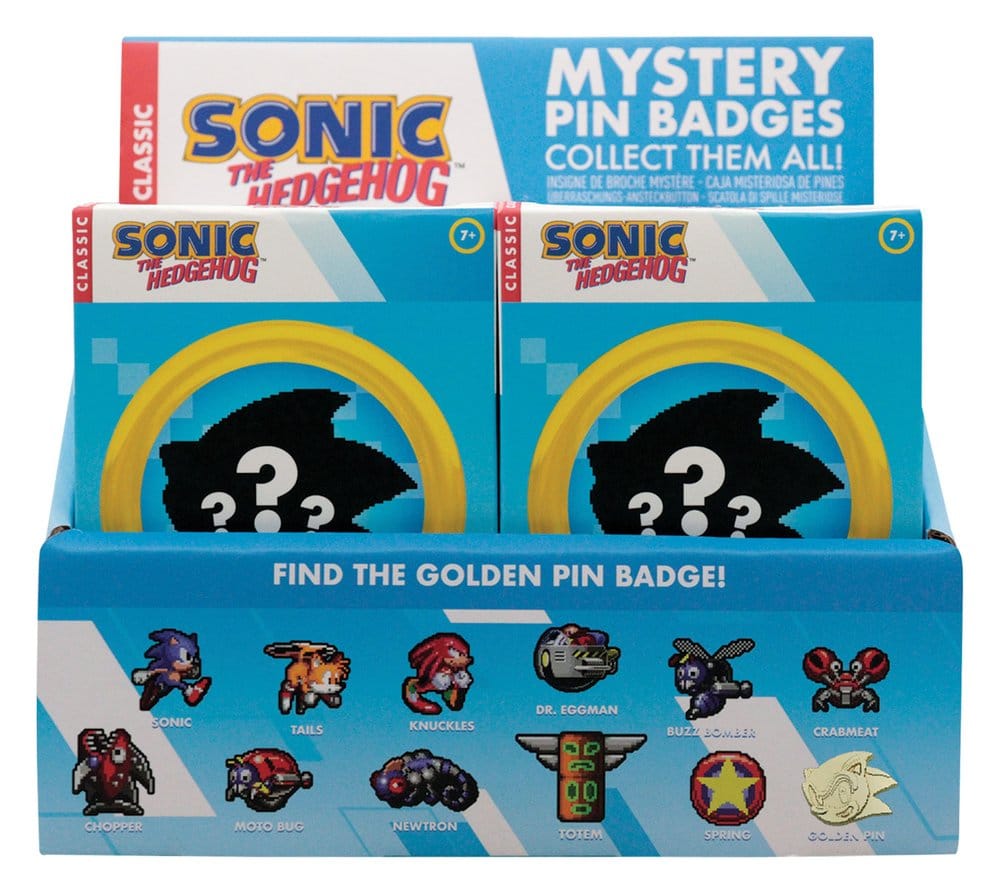 Sonic The Hedgehog Mystery Ansteck-Pins Blind Box Display (12) Image 5