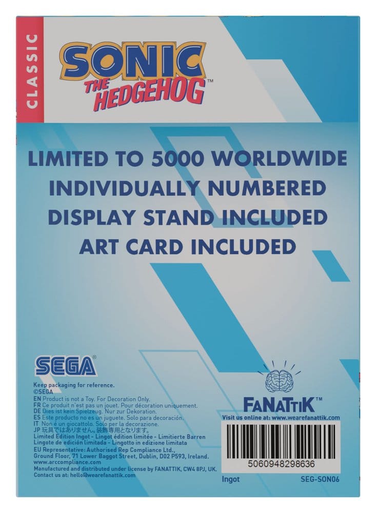 Sonic - The Hedgehog Metallbarren Limited Edition Image 3