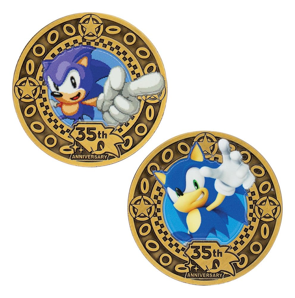 Sonic the Hedgehog Sammelmünze 35. Jubiläum Limited Edition Image 2