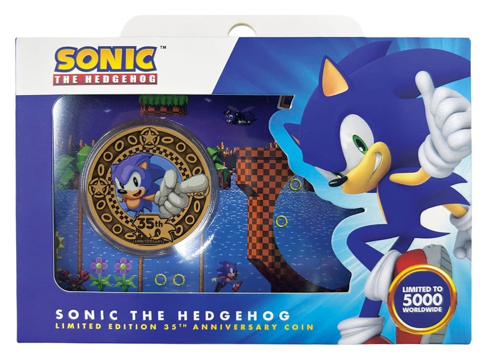 Sonic the Hedgehog Sammelmünze 35. Jubiläum Limited Edition Image 4