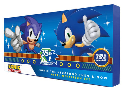 Sonic the Hedgehog Medaillen-Set 35th Anniversary Then & Now Limited Edition Image 4