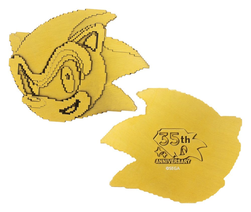 Sonic the Hedgehog Medaillen-Set 35th Anniversary Then & Now Limited Edition Image 7
