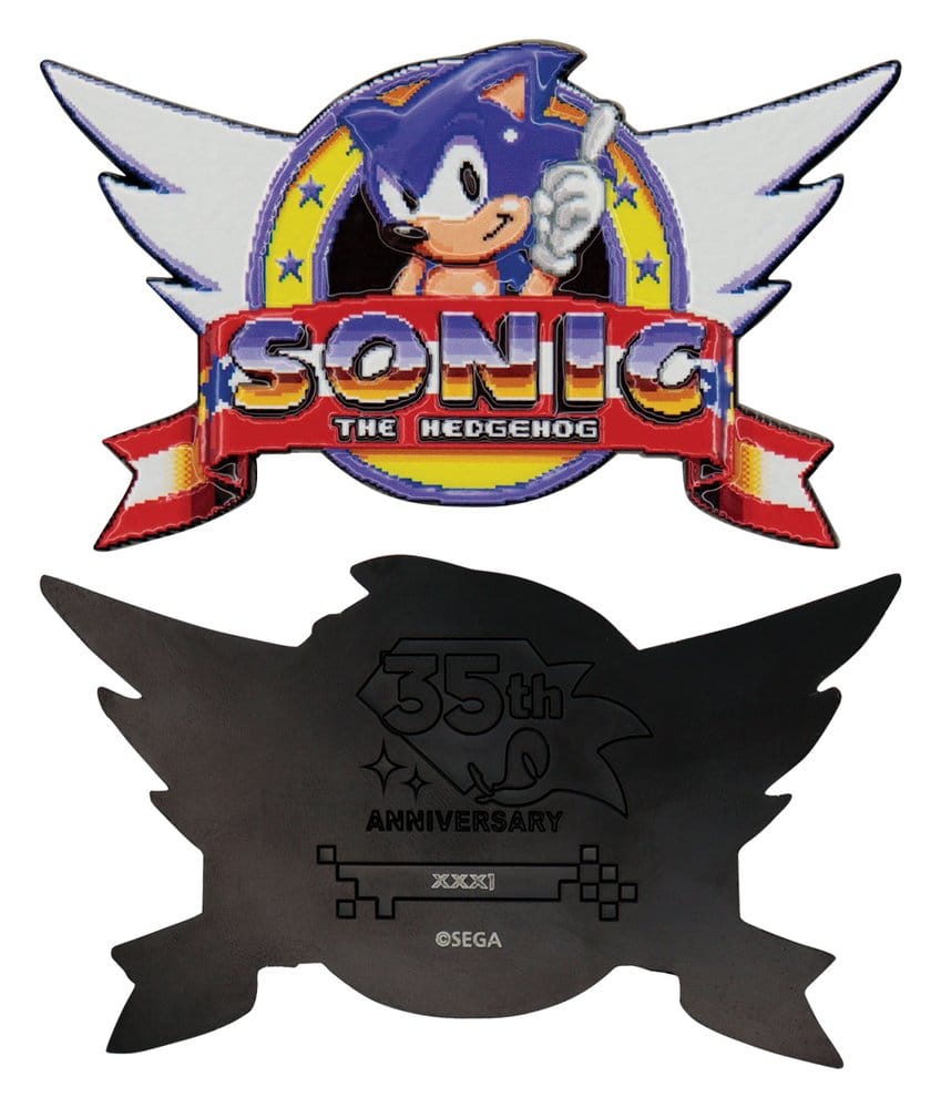 Sonic The Hedgehog Sammelmünze Original Logo Image 2